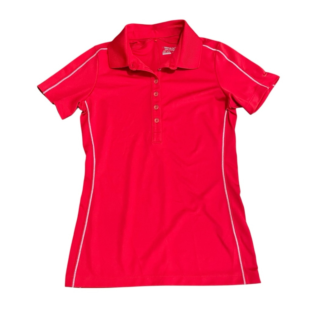 Nike Golf Tour Performance Victory Polo Dri-FIT Red‎ Women's Size XS